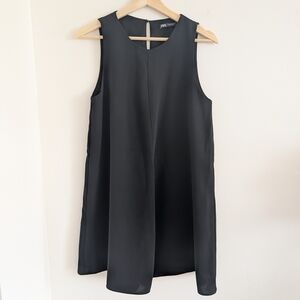 Zara  Black A-line Sleevless Dress